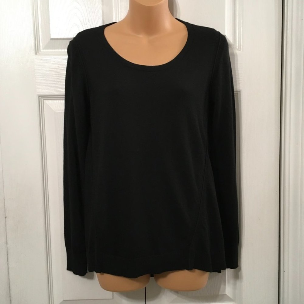 Loft Soft Lightweight Black Long Sleeve Sweater